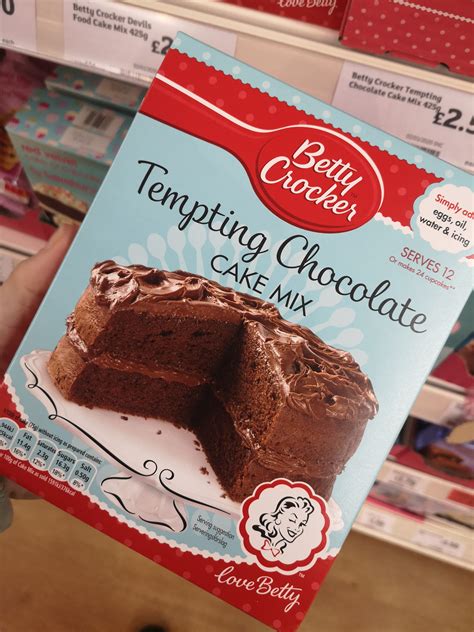 Betty Crocker Chocolate Cake Mix 425G Vegan Food UK