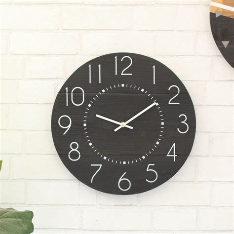 Small Black Clock Modern Minimalist Modern Wall Clock Etsy Artofit