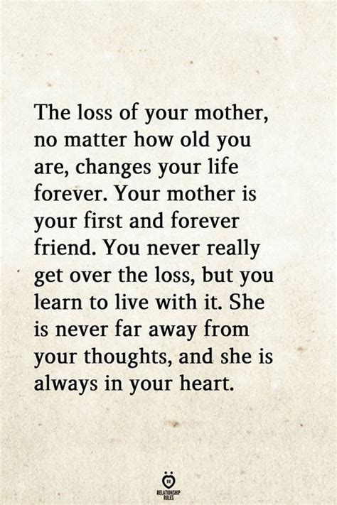 The Loss Of Your Mother No Matter How Old You Are