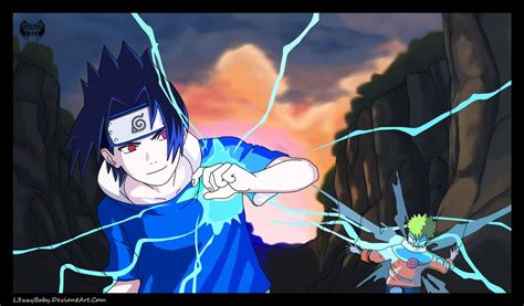 Naruto Vs Sasuke Clash By L3xxybaby On Deviantart Naruto Vs Sasuke