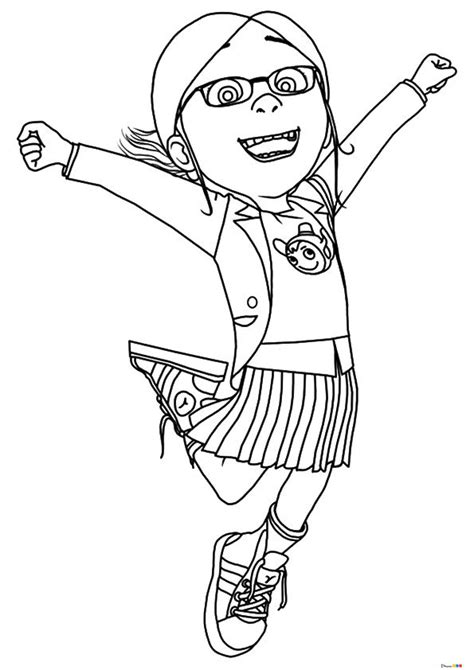 Despicable Me Lucy Coloring Pages