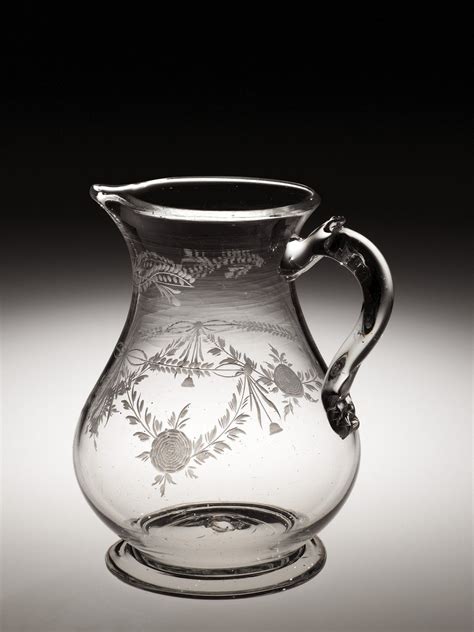 American Glass Pitcher About 1820 1830 Corning Museum Of Glass Corning Glass Corning Museum