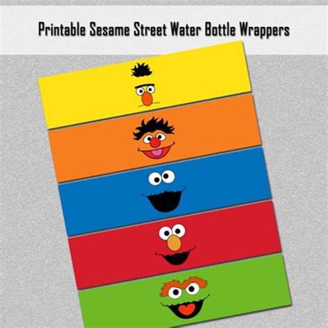 Sesame Street Label Templates