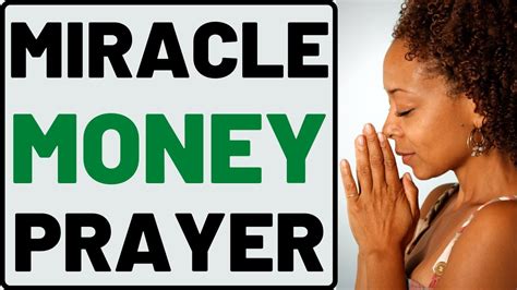 Miracle Money Prayer Money Miracle Prayer Prayer For Money Miracle