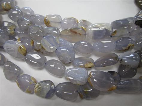 Natural Chalcedony Nuggets Bead Strands 16mm Bead World Online Shop