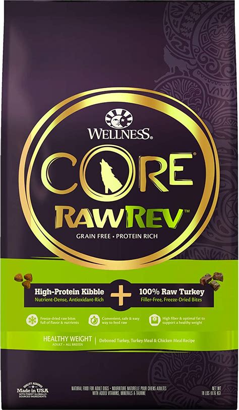 Wellness Core Rawrev Grain Free Dry Dog Food Natural