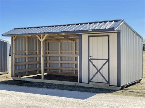 Run In Shed With Tack Room Portable Storage Buildings Northeast And