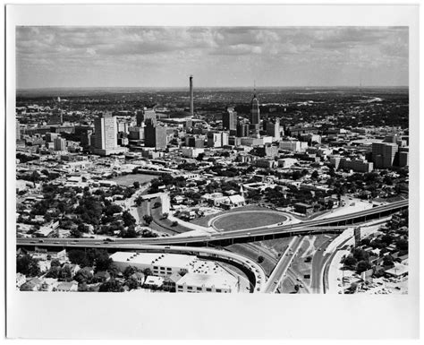 Aerial View Of Downtown San Antonio Texas The Portal To Texas History