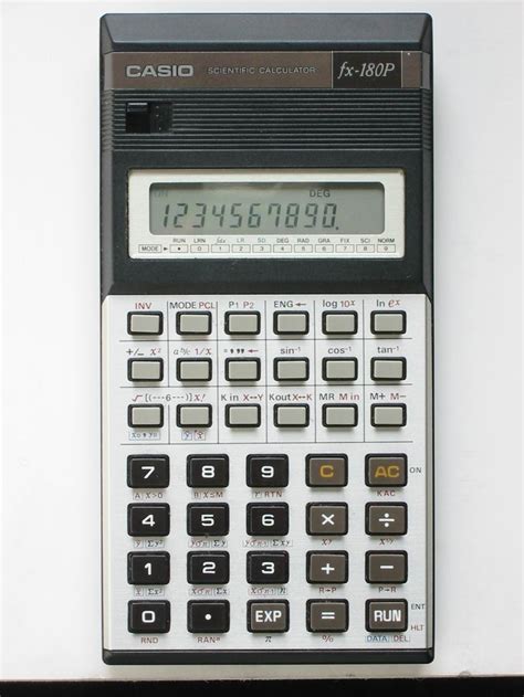 Casio Fx 180p It History Society