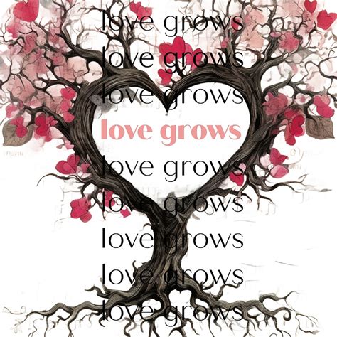 Love Grows Valentine Heart Tree Free Stock Photo Public Domain Pictures