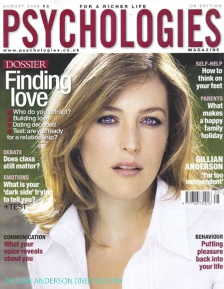 Psychologies Gillian Anderson Cover Collection