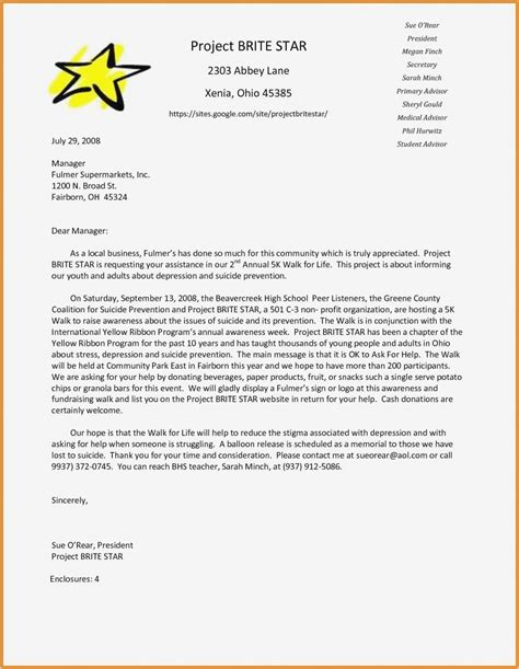 Sample Thank You Letter For Donation Of School Supplies Free Letter