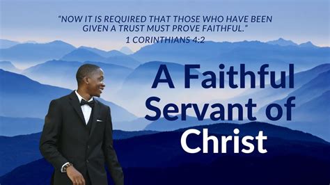 A Faithful Servant Of Christ U Of T Stgeorge Bible Fellowship