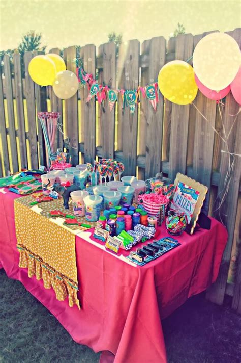 Party Favor Prize Table At A Circus Party With So Many Cute Ideas
