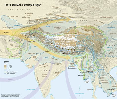 Himalayas Map Himalayas Mountain India World Map India Map South