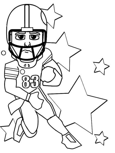 Get it as soon as mon, jun 8. Cartoon Of NFL Player Coloring Page : Color Luna