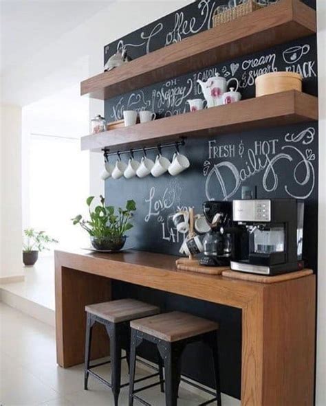 55 Best Coffee Bar Ideas To Create A Cozy Caffeine Nook