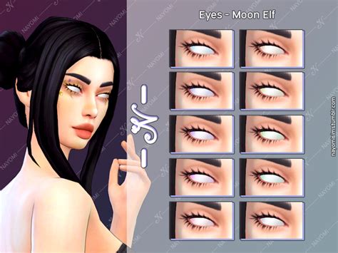 Moon Elf Non Default Eyes At Nayomisims Sims 4 Updates