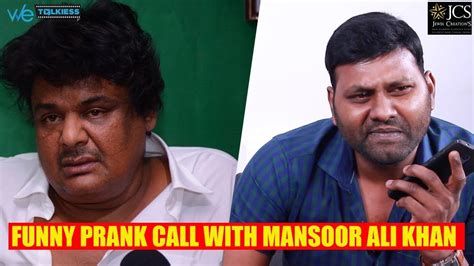 The issue pertains to statements made by mansoor ali khan before a private hospital where actor vivek was admitted after he suffered a heart attack on april 16. Rajinikanth funny prank call to Mansoor Ali Khan by ...