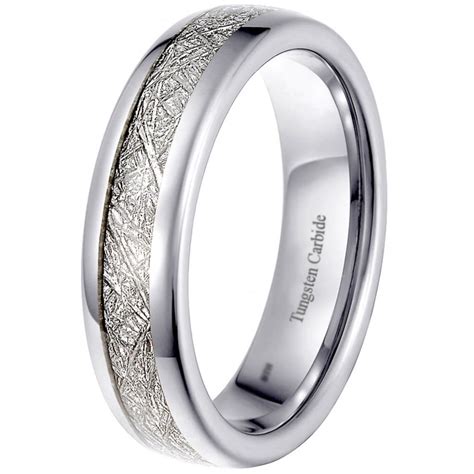 Maybe you would like to learn more about one of these? Tungsten Meteorite 6mm Unisex Engagement Wedding Eternity Band