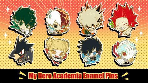 My Hero Academia Enamel Pins By Shikama Final Rewards Shipment