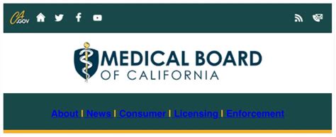 The Medical Board Of California Announces The California Department Of