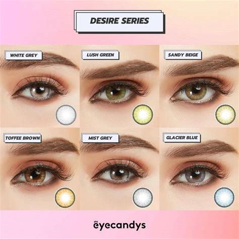Pair Colored Contact Lenses For Eyes Russian Girl Blue Lenses Monet