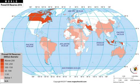 Map Of Oil Reserves Living Room Design 2020