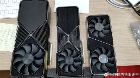 Rtx 30 Series Gpus Pictured In Side By Side Size Comparison