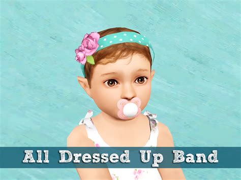 Cc Finds Sims 4 Toddler Sims 3 Hair Band Children Kids Teen Baby