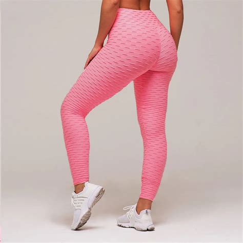 2018 Yoga Pants High Waist Push Up Sport Leggings Sexy Gym Running