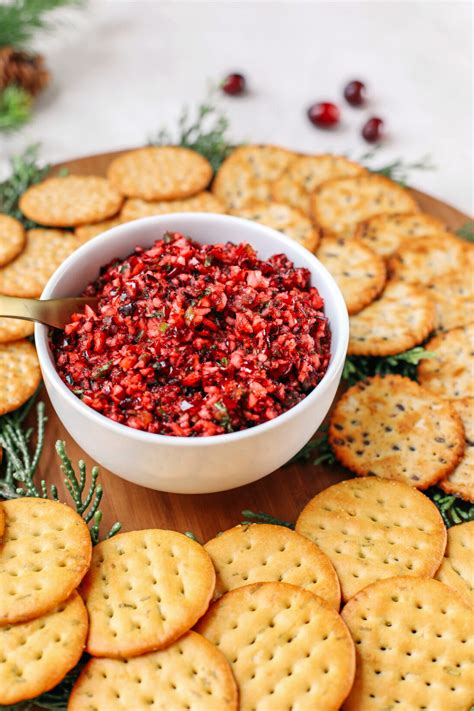 Holiday Cranberry Salsa Eat Yourself Skinny