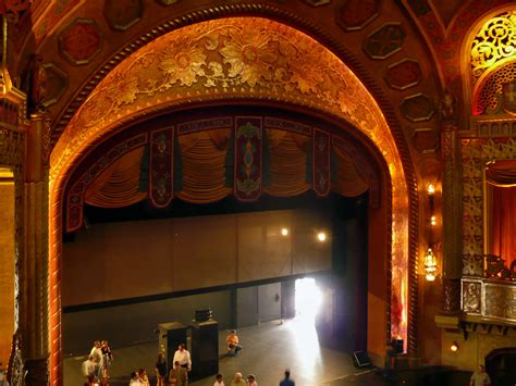 Proscenium The Proscenium Arch At The Alabama Theatre In B Flickr