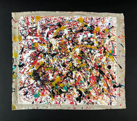 Sold Price Jackson Pollock American 1912 1956 Acrylic On Canvas