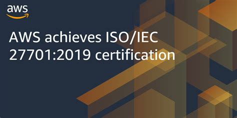 Aws Achieves Isoiec 277012019 Certification Aws Security Blog