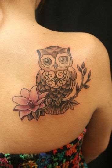15 Cute Owl Tattoo Designs And Meanings Styles At Life Em 2021