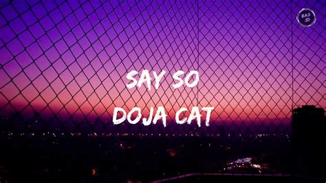 Doja Cat Say So Lyric Youtube