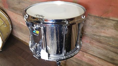 14 X 10 Ludwig Marching Snare Drum Chrome Reverb
