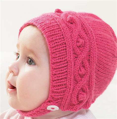 Browse 100+ free knitting patterns for baby with photos! Baby Bonnet Knitting Patterns | In the Loop Knitting