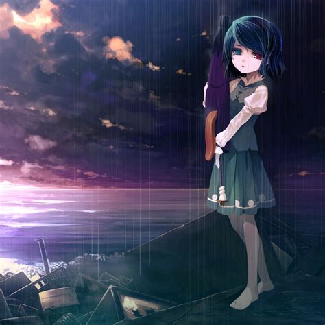 Anime Girl Sad Alone Wallpapers Top Free Anime Girl Sad Alone