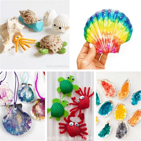 Sea Shell Art For Kids
