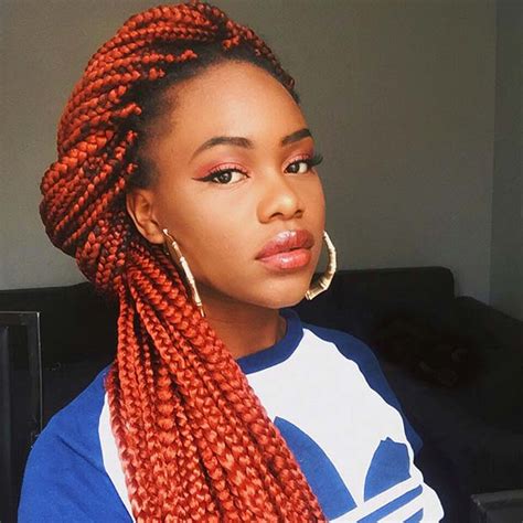 43 Pretty Box Braids With Color For Every Season Page 2 Of 4 Stayglam