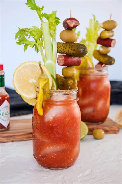 Classic Bloody Mary Recipe Brunch Drinks Ramshackle Pantry