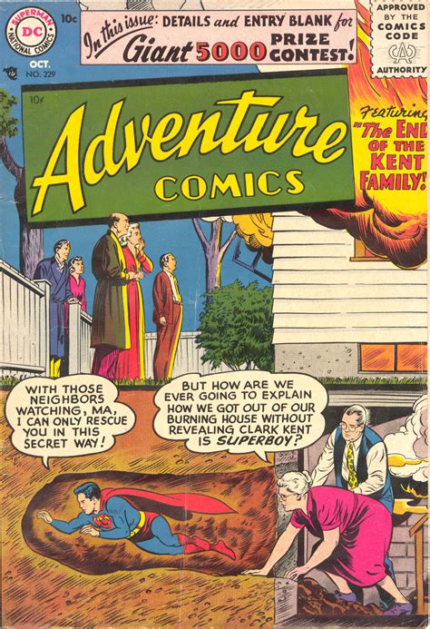 Days Of Adventure Adventure Comics 229 October 1956