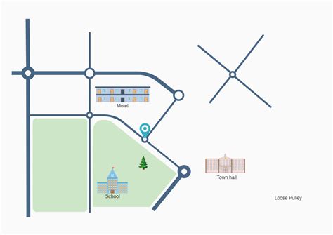 Editable Location Map Example Edrawmax Template