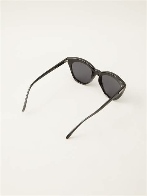 Le Specs Halfmoon Magic Sunglasses In Black Lyst