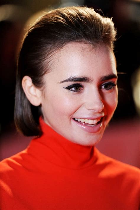 Lily Collins Best Celebrity Beauty Looks Of The Week Oct 6 2014