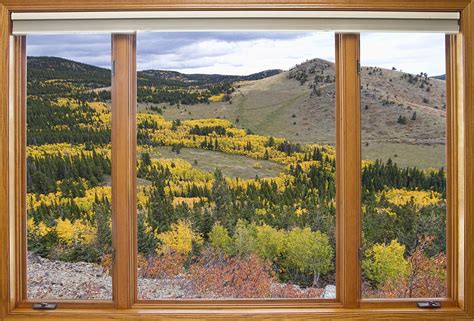Rocky Mountain Autumn Picture Window View By James Bo Insogna