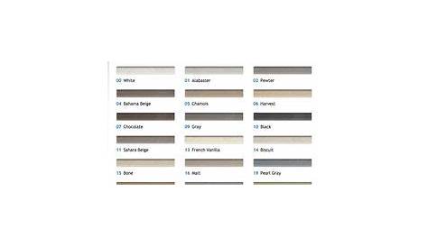 grout renew color chart