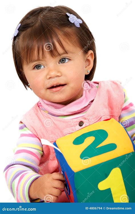 Preschool Girl Smiling Stock Images Image 4806794
